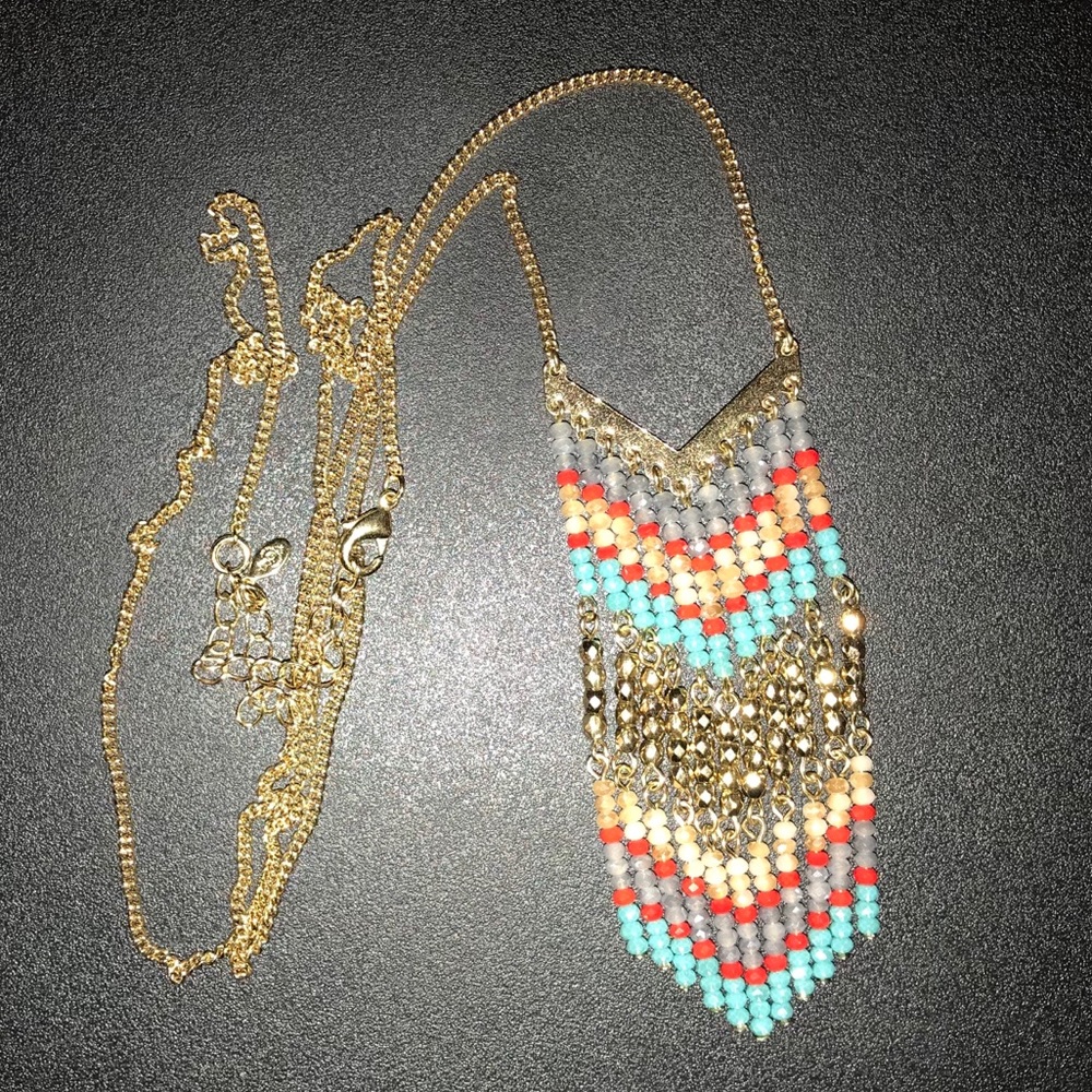 Premier Designs Multi-Colored Beaded Necklace - image 2